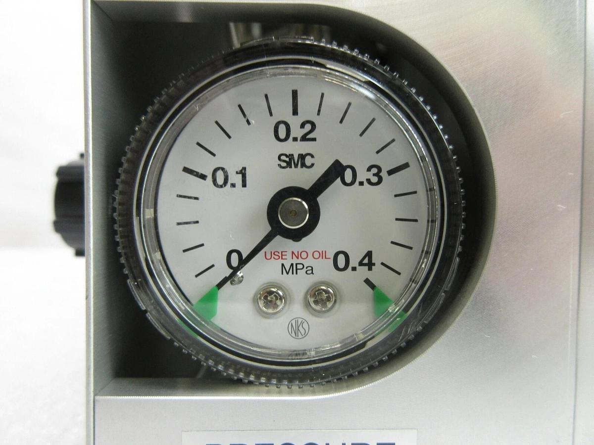 Used Nikon Pneumatic Pressure Gauge & Regulator Module NSR System Working Surplus
