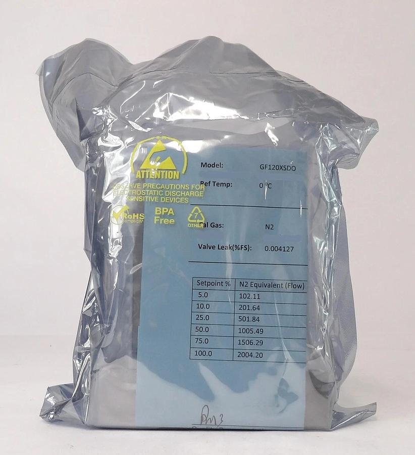 Used Brooks Instrument GF120X-110554 Mass Flow Controller MFC 2000 SCCM N2 New Spare