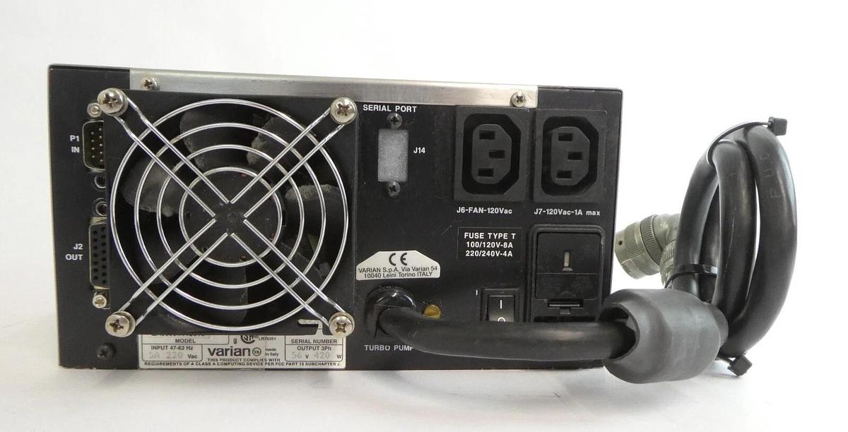 Used Turbo-V 550 Varian EX9699444S016 Turbomolecular Pump Controller Working Surplus