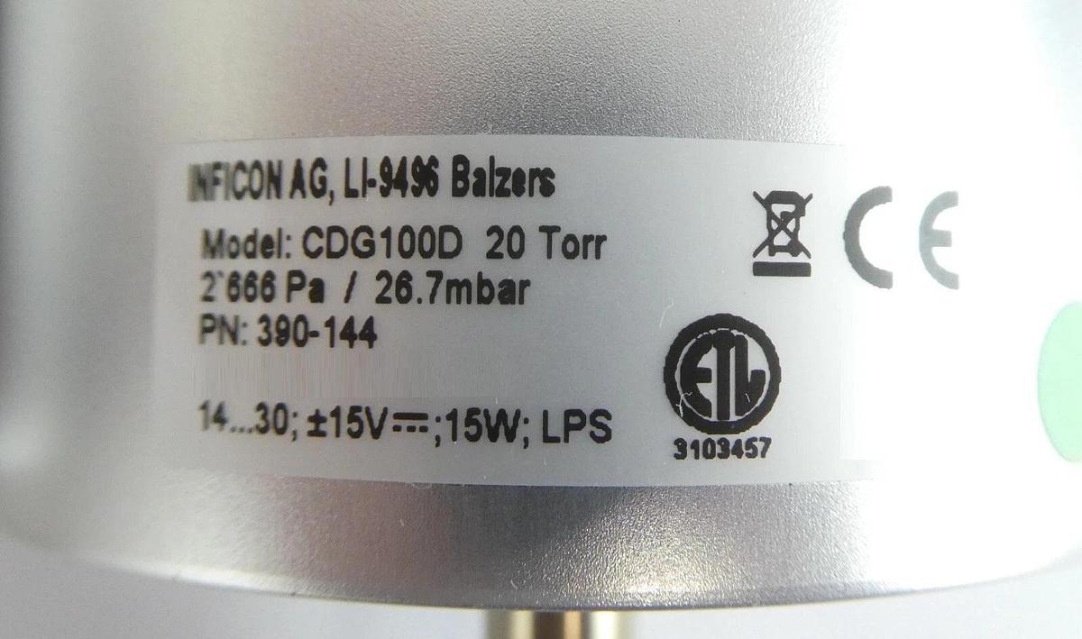 Used Inficon CDG100D Baratron Transducer CDG100D Reseller Lot of 14 Working Surplus