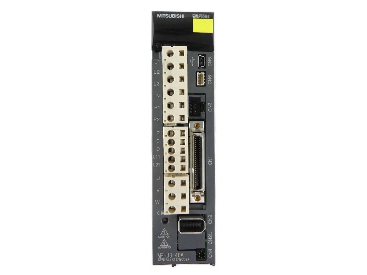 Used Mitsubishi Electric MR-J3-40A AC Servo Driver MELSERVO AMAT Working Surplus