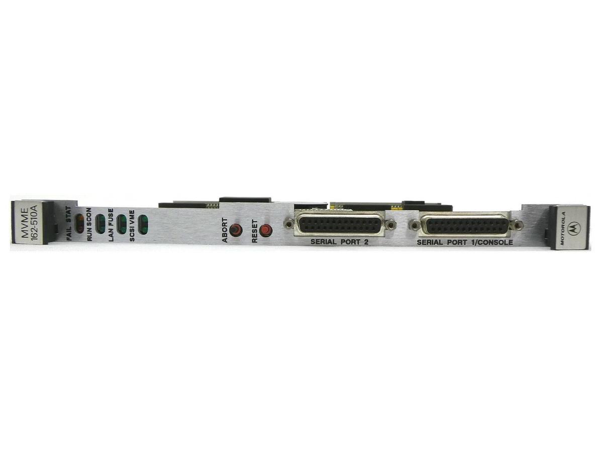 Used Motorola 01-W3960B33B Embedded Controller PCB Card MVME 162-510A ESI 9250 Spare