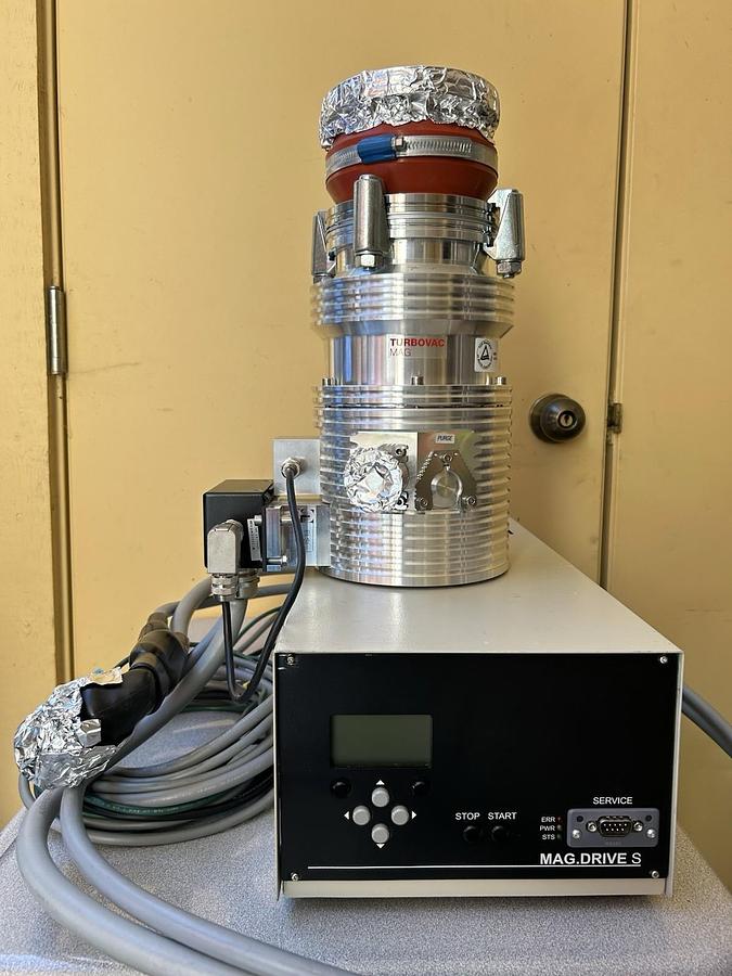Used TURBOVAC MAG W 400 iPL Leybold 410400V0715 Turbo Pump MAG.DRIVE Not Starting