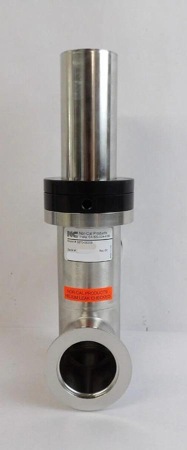 Used Nor-Cal Products 3870-06309 Pneumatic Angle Valve AMAT Working Surplus