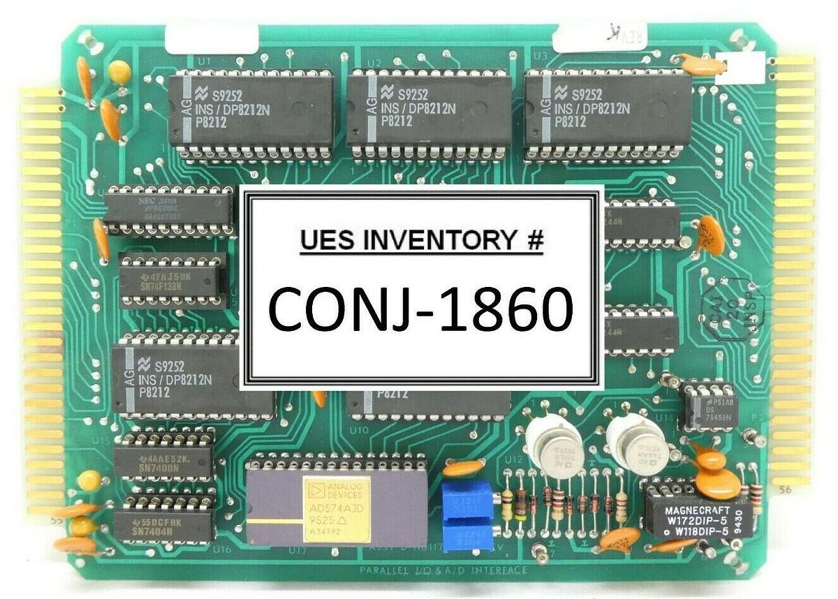 Used Varian Semiconductor VSEA D-H0117001 Parallel I/O Interface PCB H0117001 Rev. K