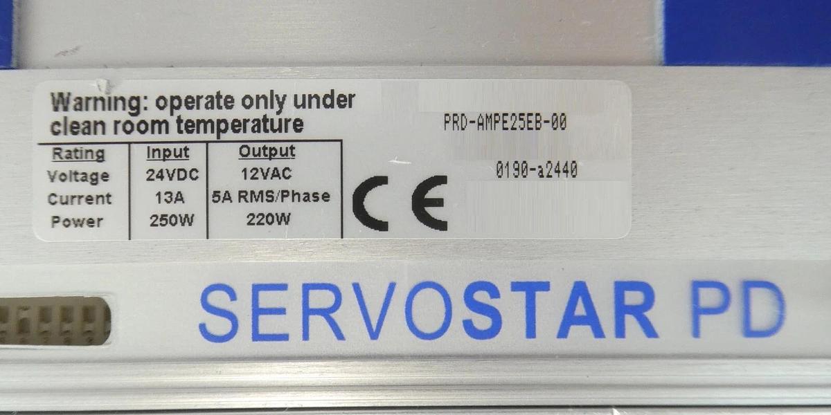 Used Kollmorgen PRD-AMPE25EB-00 Servo Drive Module ServoStar Working Surplus