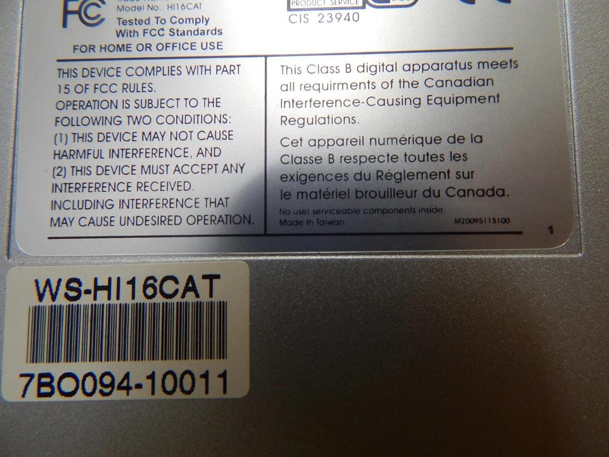 Used LANCAST 4397 16-Port Ethernet Repeater Hub Used Working