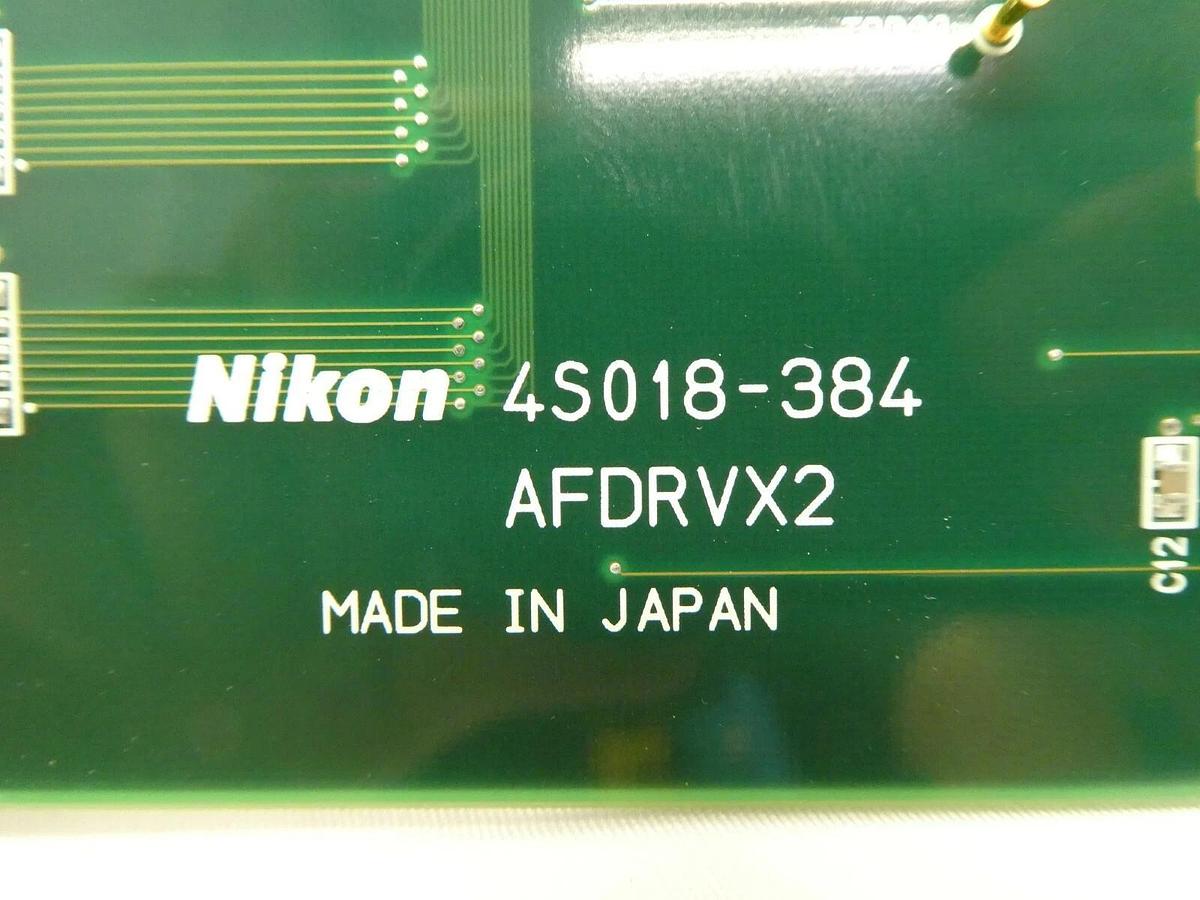 Used Nikon 4S018-384 Driver Card PCB AFDRVX2 NSR-S202A Step-and-Repeat Working Spare