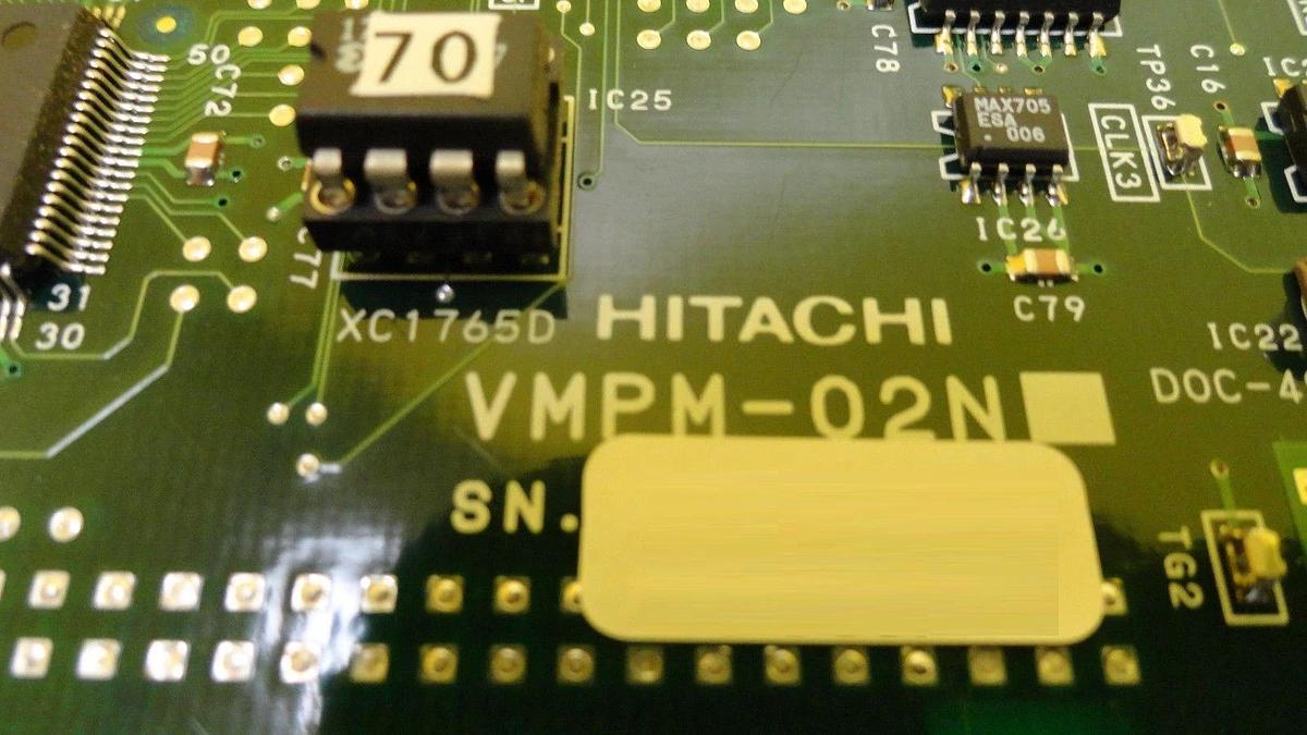 Used Hitachi VME Micro Computer Assembly VMPM-02N I0TC-02N 7200 Etcher Working