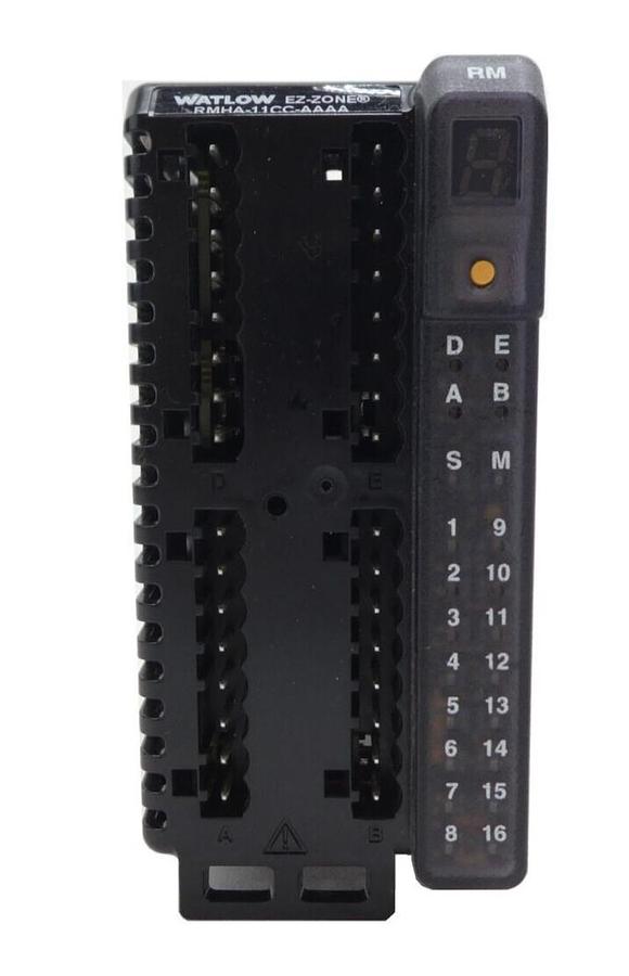 Used Watlow RMHA-11CC-AAAA High Density Control Module EZ-ZONE Working Surplus
