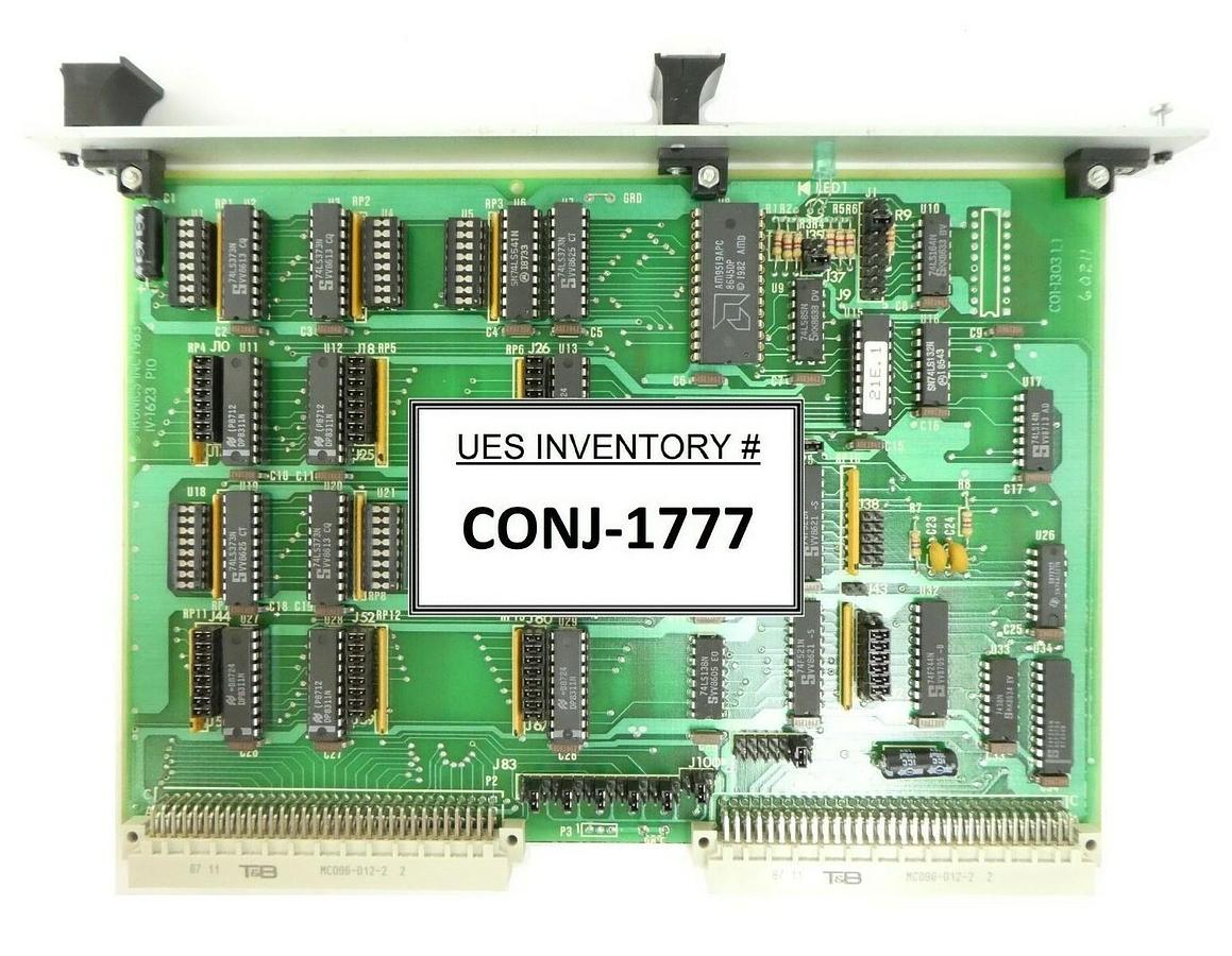 Used Ironics IV-1623 Parallel I/O VMEBus PCB Card Varian 109001002 Working Spare