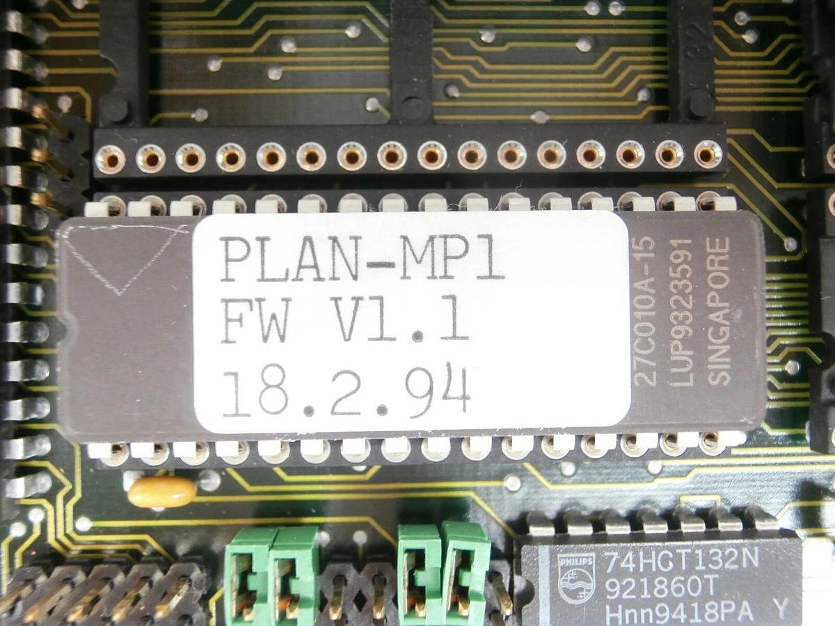 Used Wyttenbach Informatik P-LAN MP1 W450 CPU Control PCB Card Balzers Unaxis Spare