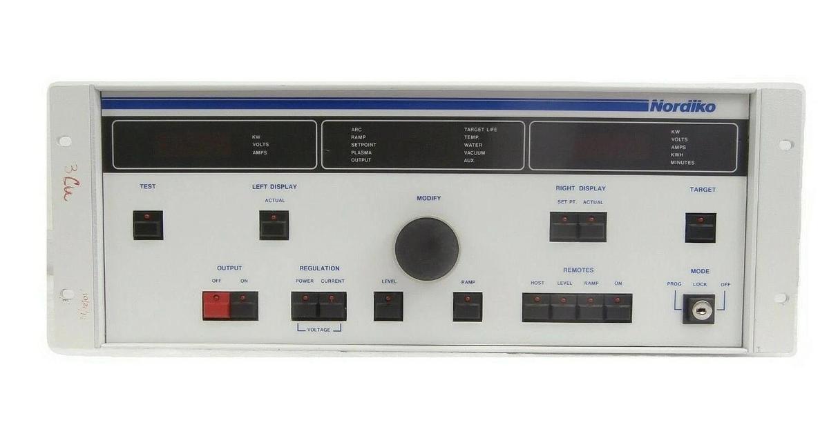 Refurbished MDX-2.5K AE Advanced Energy 3152224-039A Magnetron Drive Nordiko OEM Refurbished