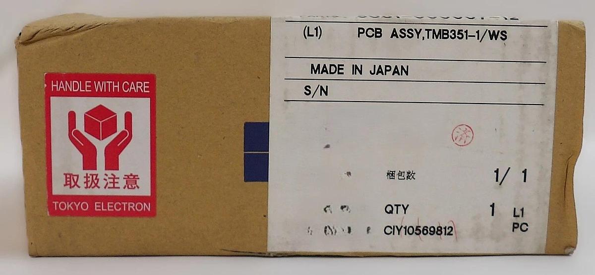 TEL Tokyo Electron 5U81-000007-12 Interface PCB TMB351-1/WSIV New Surplus