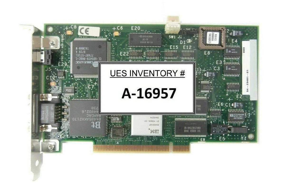 Used Digital 54-23481-01 Powerstorm PCI Video Graphics PCB Card PBXGB-AA Working