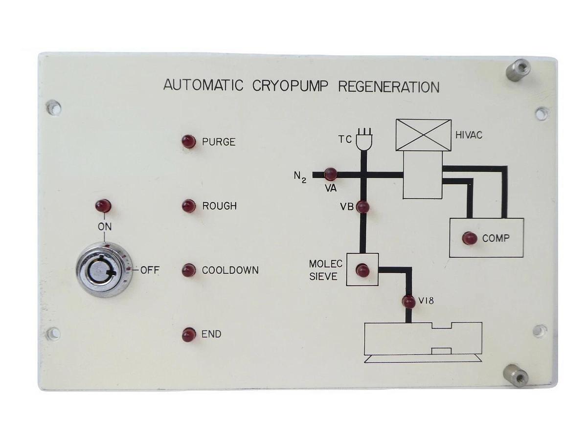 Used Varian D-F5362-1 Automatic Cryopump Regeneration Panel PCB F5362001 VSEA Working