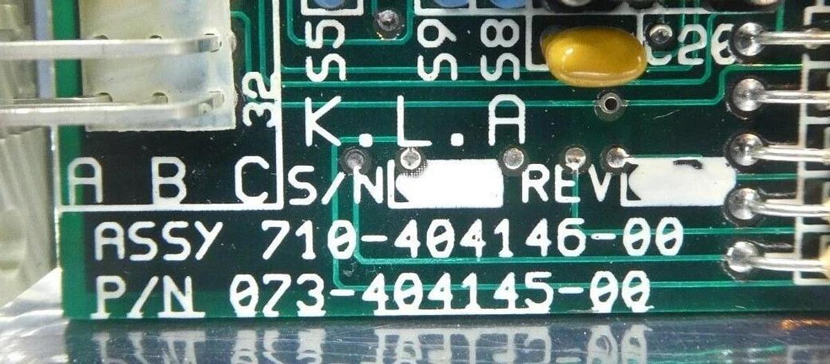Used KLA-Tencor 073-404145-00 PCB 710-404146-00 eS31 E-Beam System Working Surplus