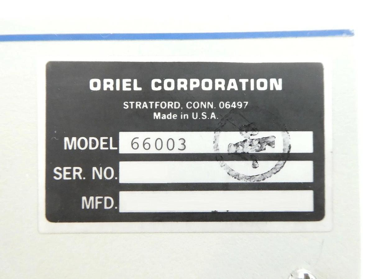 Used Ultrapointe 500 UV Arc Lamp Module with Focusing Lens 77800 Oriel 66003 Working