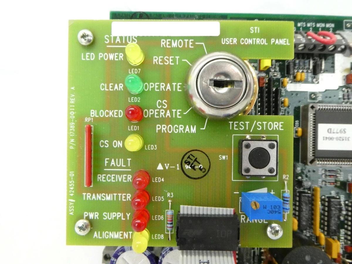 Used Sti 17488-0040 PCB Assembly OPTOB/MINIB/MS4400/OF4100 42597-0310 No Keys Working