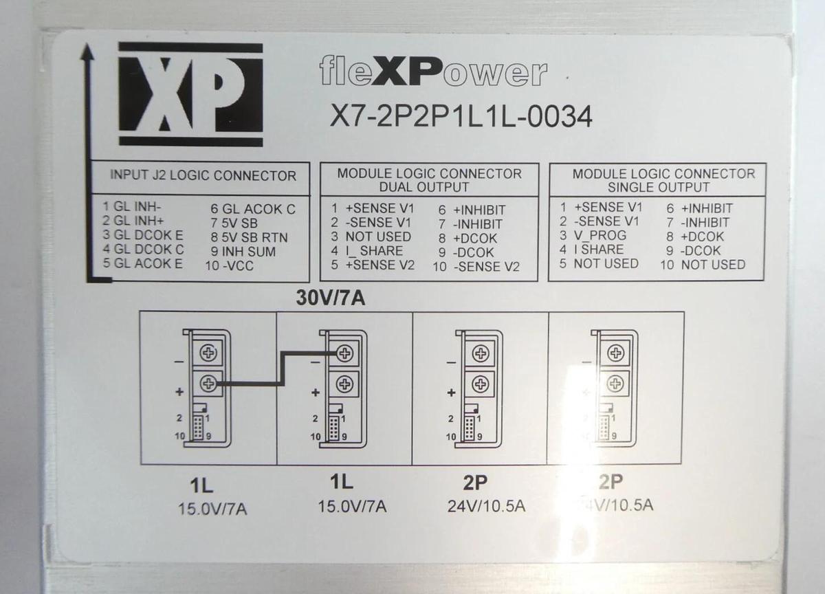 Used XP Power X7-Xt1920A Power Supply Spectrometer X7-2P2P1L1L-0034 Lot of 3 Working