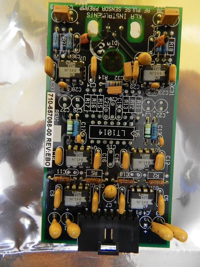 Used KLA Instruments 710-657068-00 AF Pulse Sensor Preamp Rev. EBO 2132 Used Working