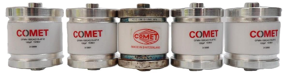 Comet CFMN-150CAC/15-AF-E Fixed Vacuum Capacitor Lot of 5 New
