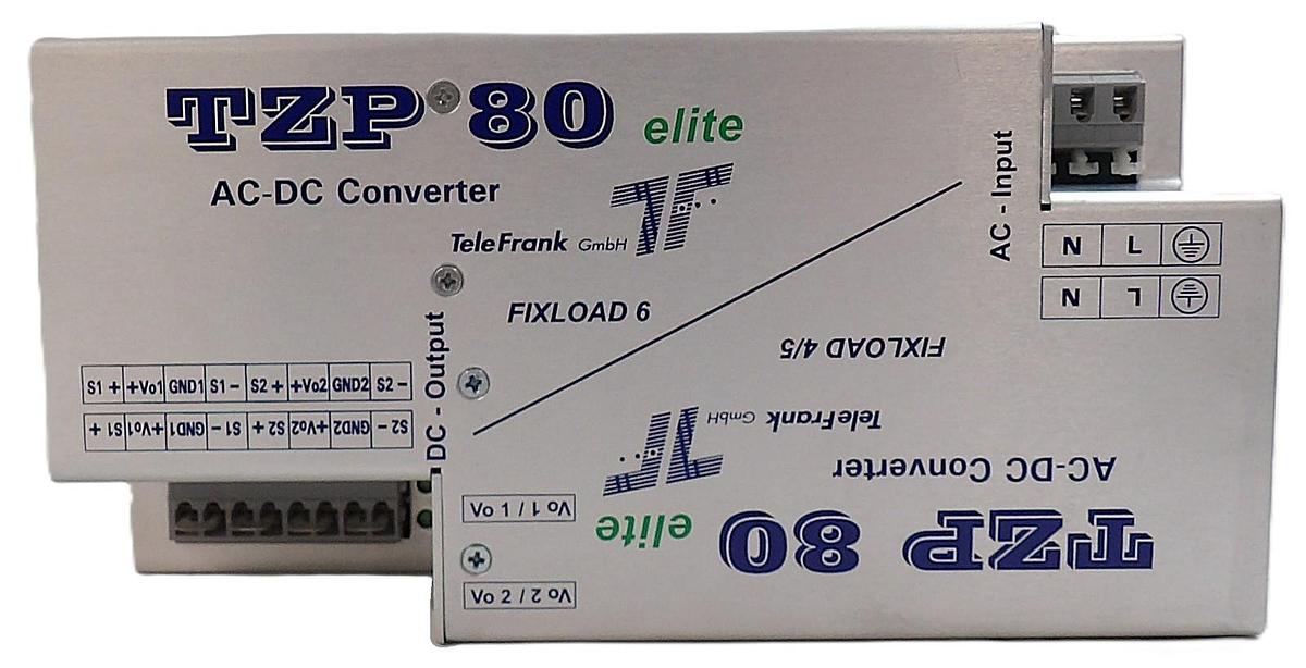 TeleFrank TZP80-2405 Elite AC-DC Converter TZP 80 Brooks 300mm Fixload New