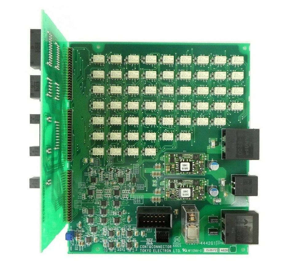 Used TEL Tokyo Electron TYA71-4442G1 Control and Connector PCB Working Surplus