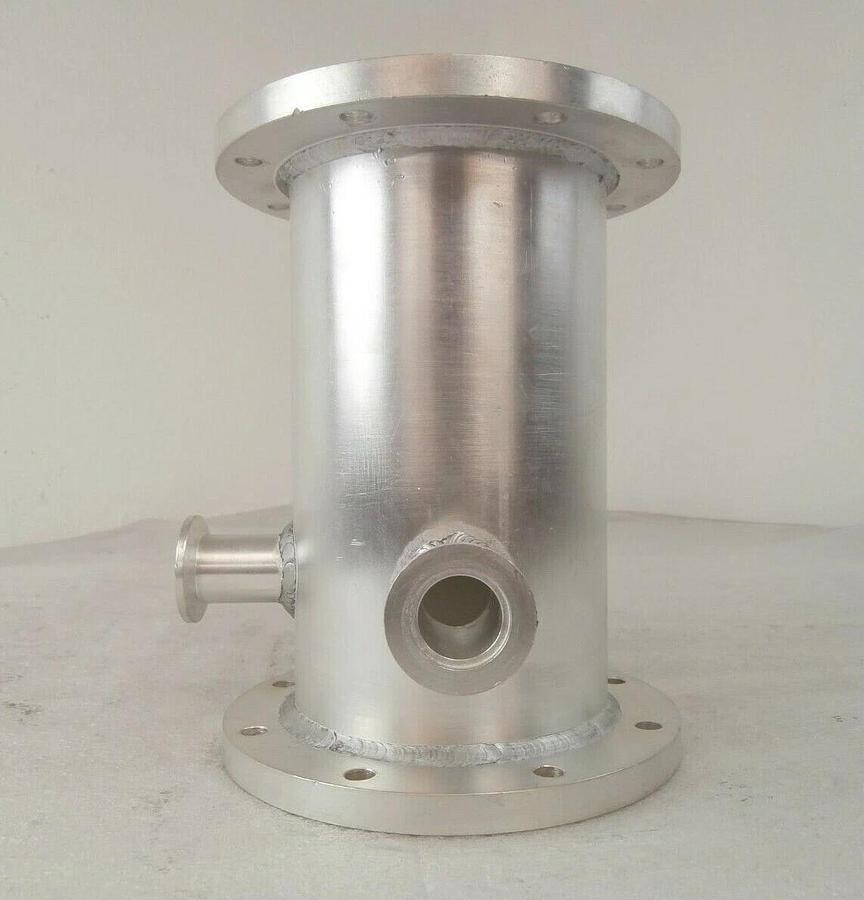 Used Novellus Systems 16-00037-02 3-Port NW25 Vacuum Nipple Fitting Cleaned Surplus