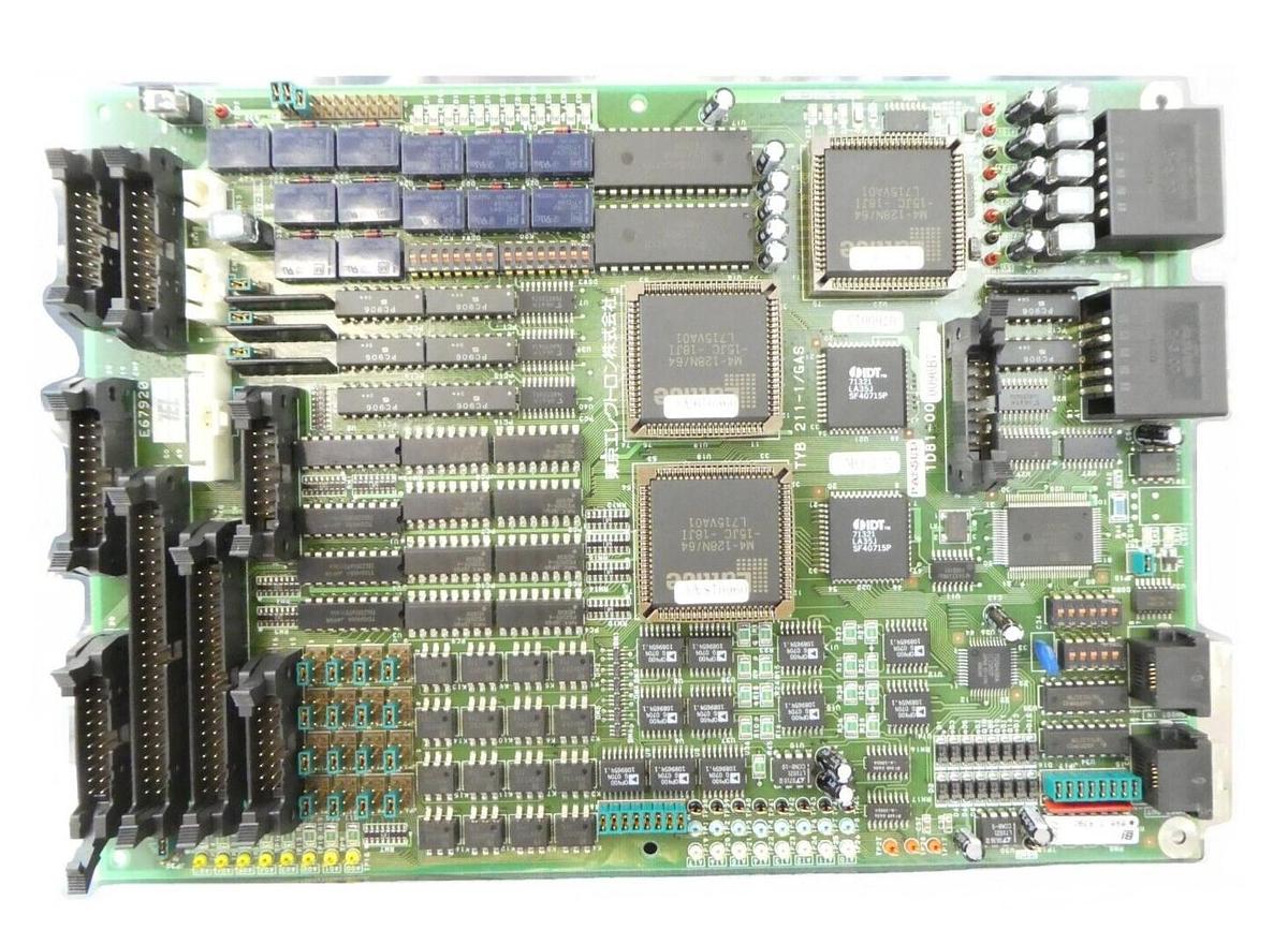 Used TEL Tokyo Electron ID81-000096-B7 Processor Board PCB TYB 211-1/GAS Working