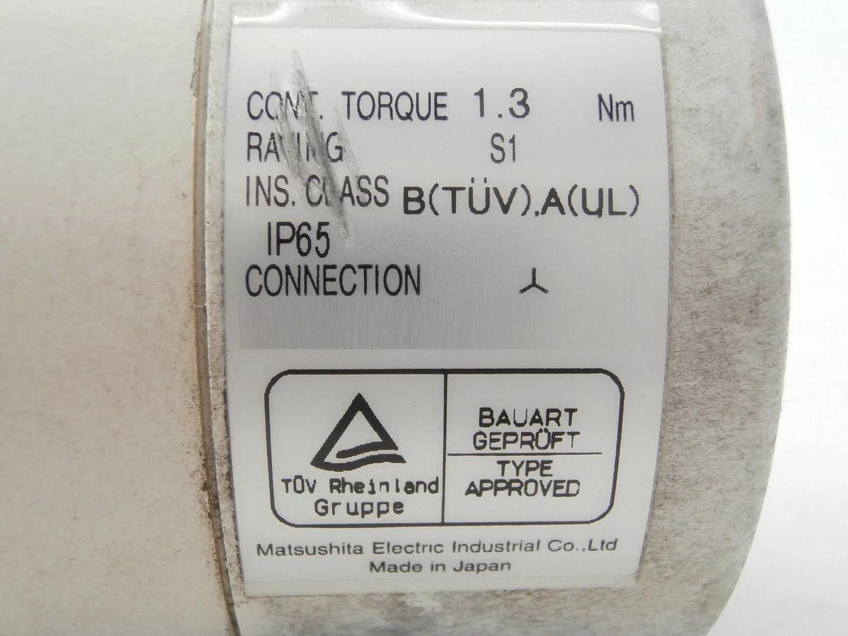 Used Panasonic MSMA041A42 AC Servo Motor with Gearhead MSMA041A1F Working Spare