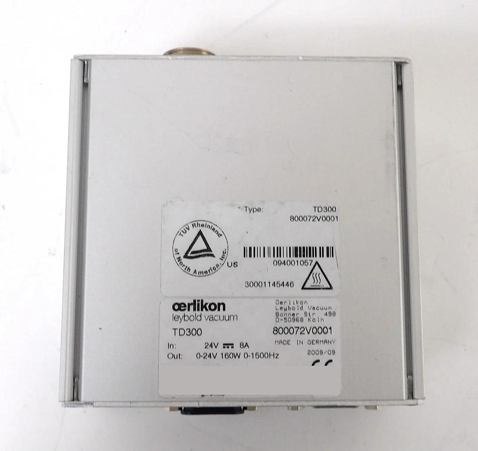 Used TD300 Leybold 800072V0001 Turbo Pump Controller TURBO.DRIVE 300 Lot of 2 Working