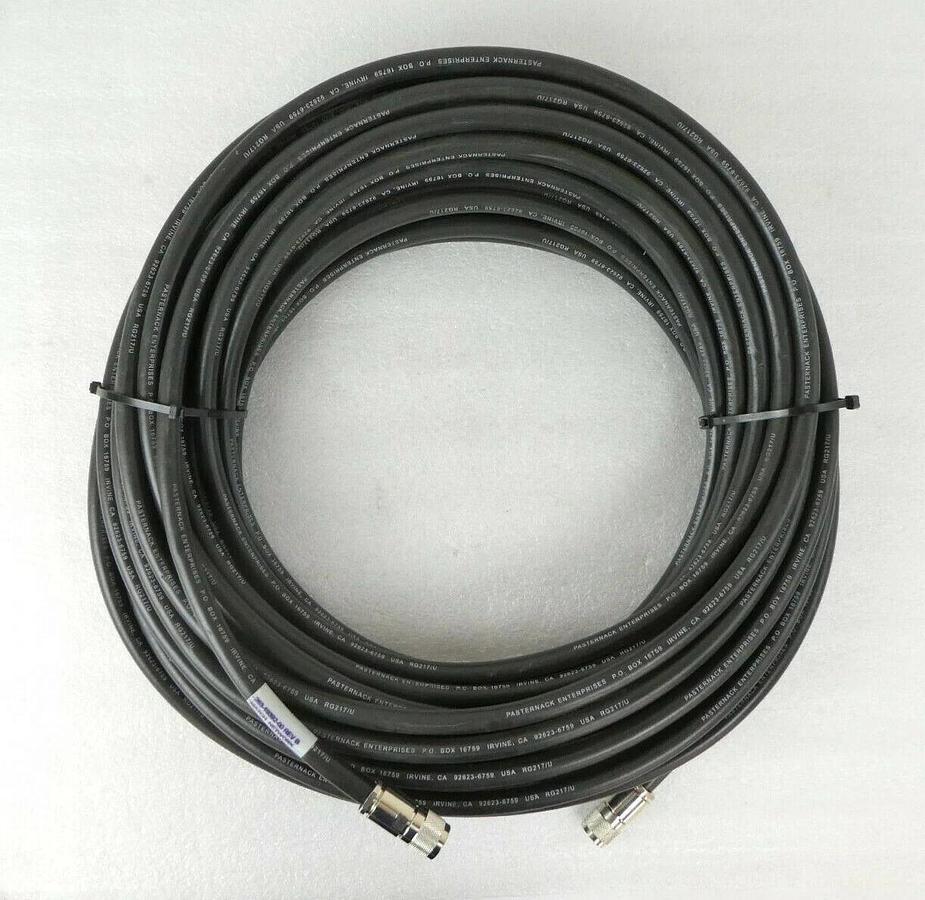 Mattson Technology 263-19392-00 Coaxial RF Cable 100 Foot RG217 New Surplus
