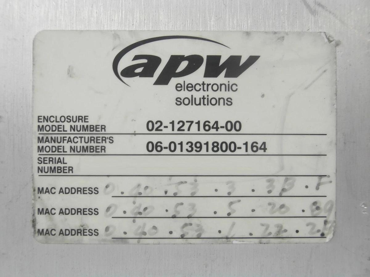 Used APW 06-01391800-164 MC2 Controller Module Novellus 02-126405-00 Working Surplus