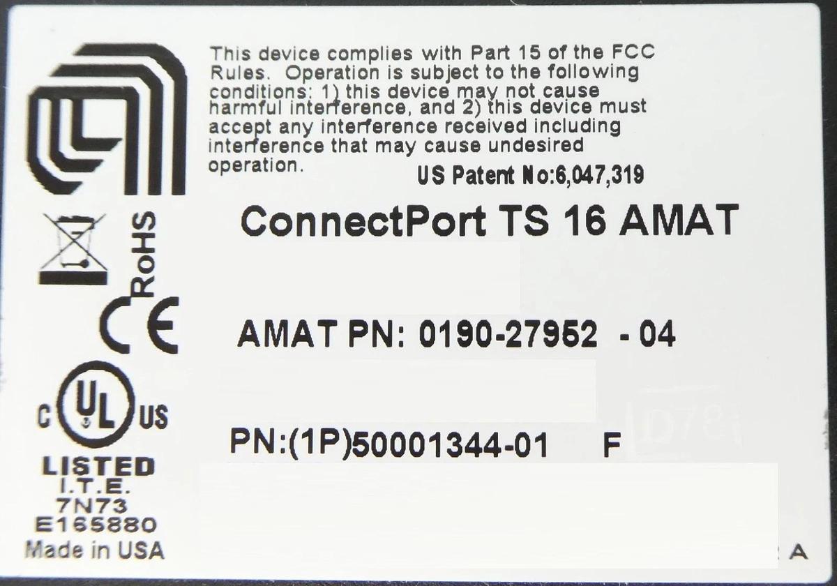 Used AMAT Applied Materials 50001344-01 ConnectPort TS 16 AMAT 0190-27952 Lot of 11