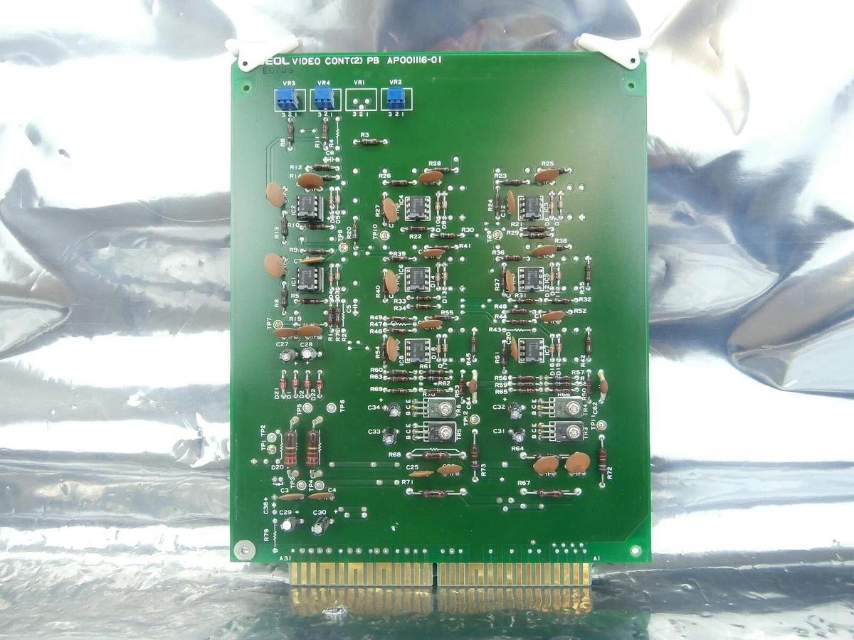 Used JEOL AP001116-01 Processor Board PCB Card VIDEO CONT(2)PB TN JSM-6400F Used