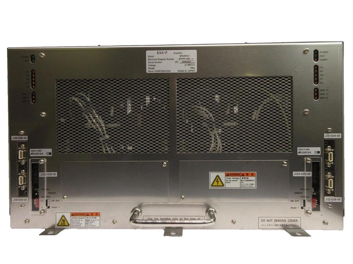 Used Nikon 4T070-359-1 EXX-F Amplifier Module SPA491A 4S013-884 NSR Series Working