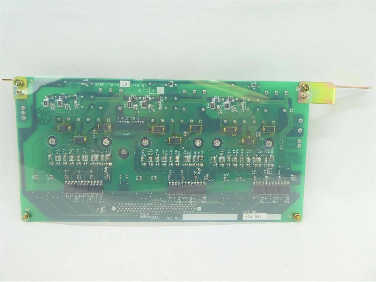 Used Yaskawa Electric SGDR-SDCCA02 Robot Controller PCB Card F352768-1 Nikon Working