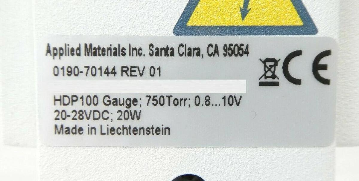 Used AMAT Applied Materials 0190-70144 Universal Gauge HDP100 Working Surplus