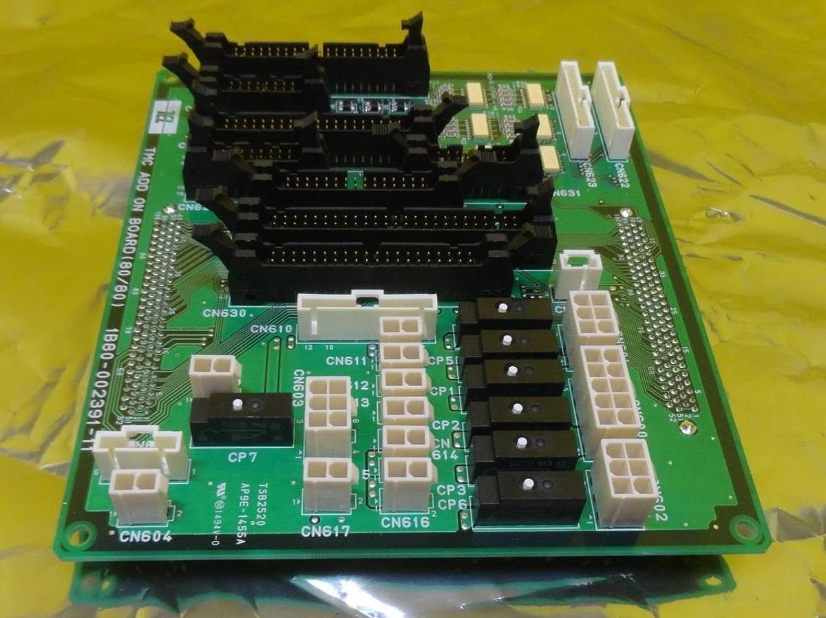 Used TEL Tokyo Electron 1B80-002391-11 TMC ADD ON BOARD(80/80) PCB PR300Z Working