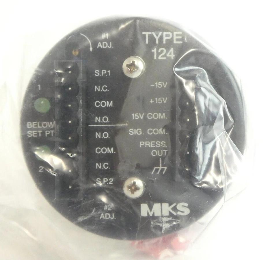 MKS Instruments 124AA-01000BB Baratron Pressure Transducer Type 124 New Spare