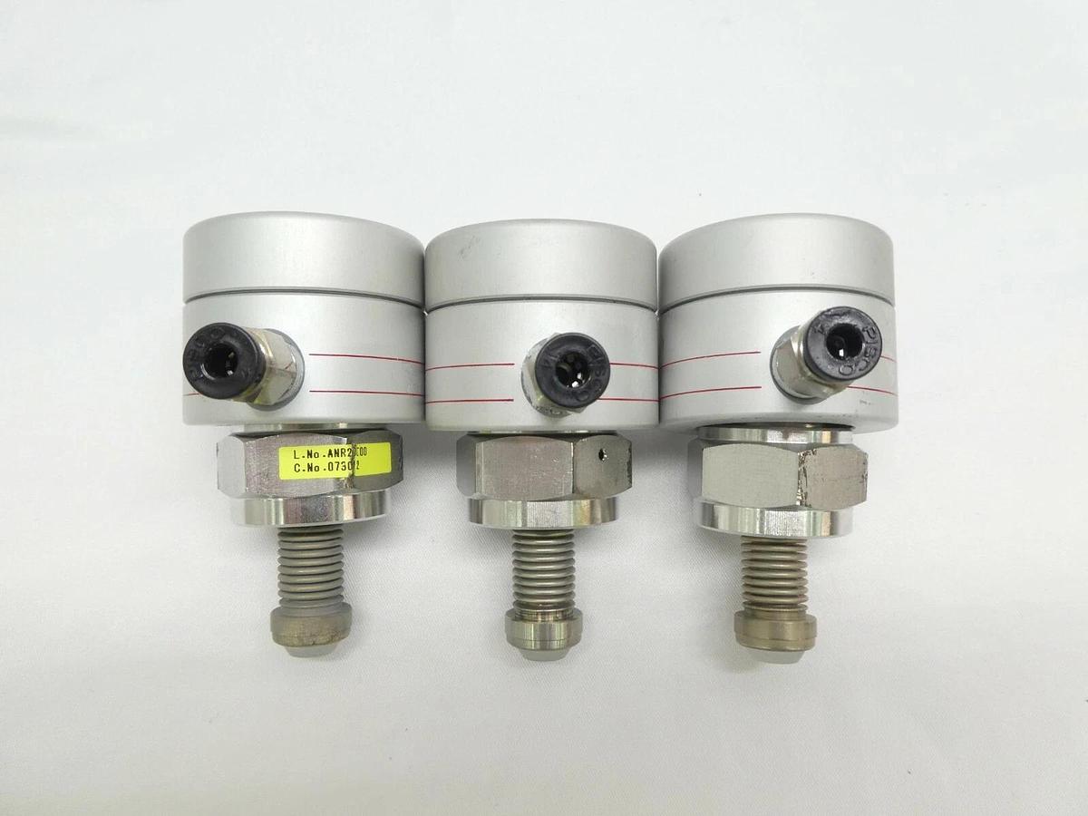 Used Fujikin 073012 Globe Type Bellows Valve 0.34 ~ 0.69MPa N.C. Lot of 3 Working