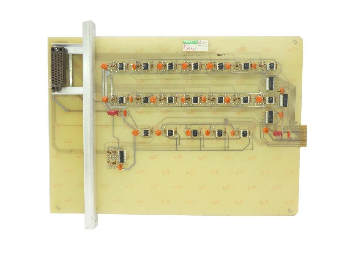 Used Varian Semiconductor VSEA E-F8340001 Data Logger Optical Isolation PCB Working