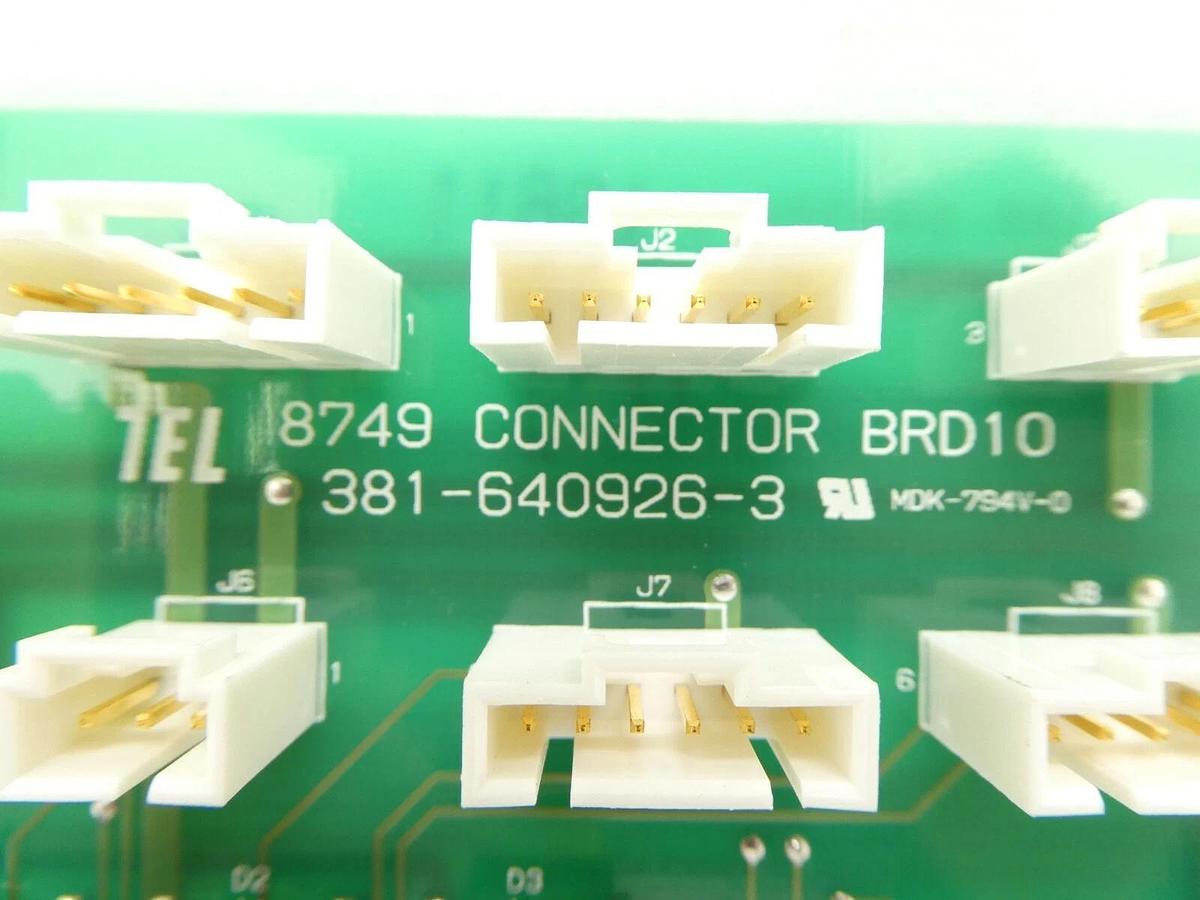 Used TEL Tokyo Electron 381-640926-3 8749 Connector Board PCB 308-640926-2 Working
