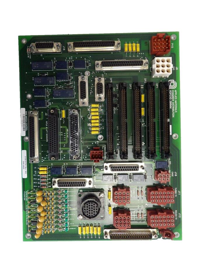 Used AMAT Applied Materials 0100-02275 300mm HDPCVD Chamber Distribution PCB Working