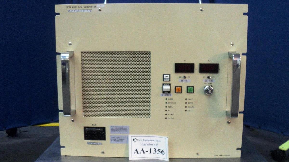 Used Nihon Koshusha HFS-450-020-5 450MHz 2kW Generator Hitachi MU-712E Used Working
