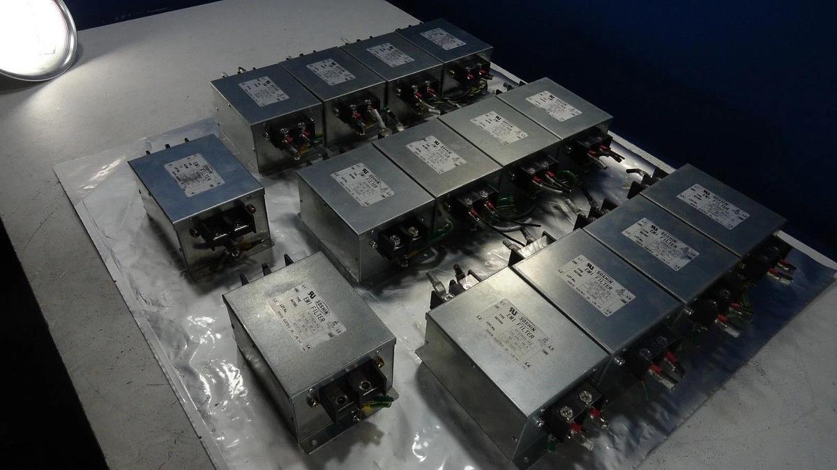 Used Soshin Electric NF2080A-RQ EMI Filter Reseller Lot of 14 Used Working