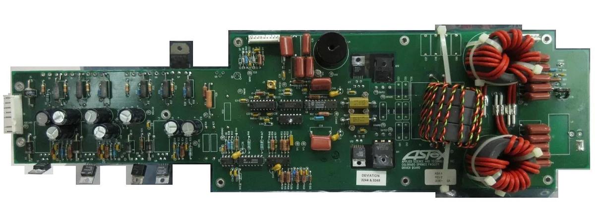Used ASTeX Applied Science & Technology ABX-X490 Driver Board PCB ETO Rack Working