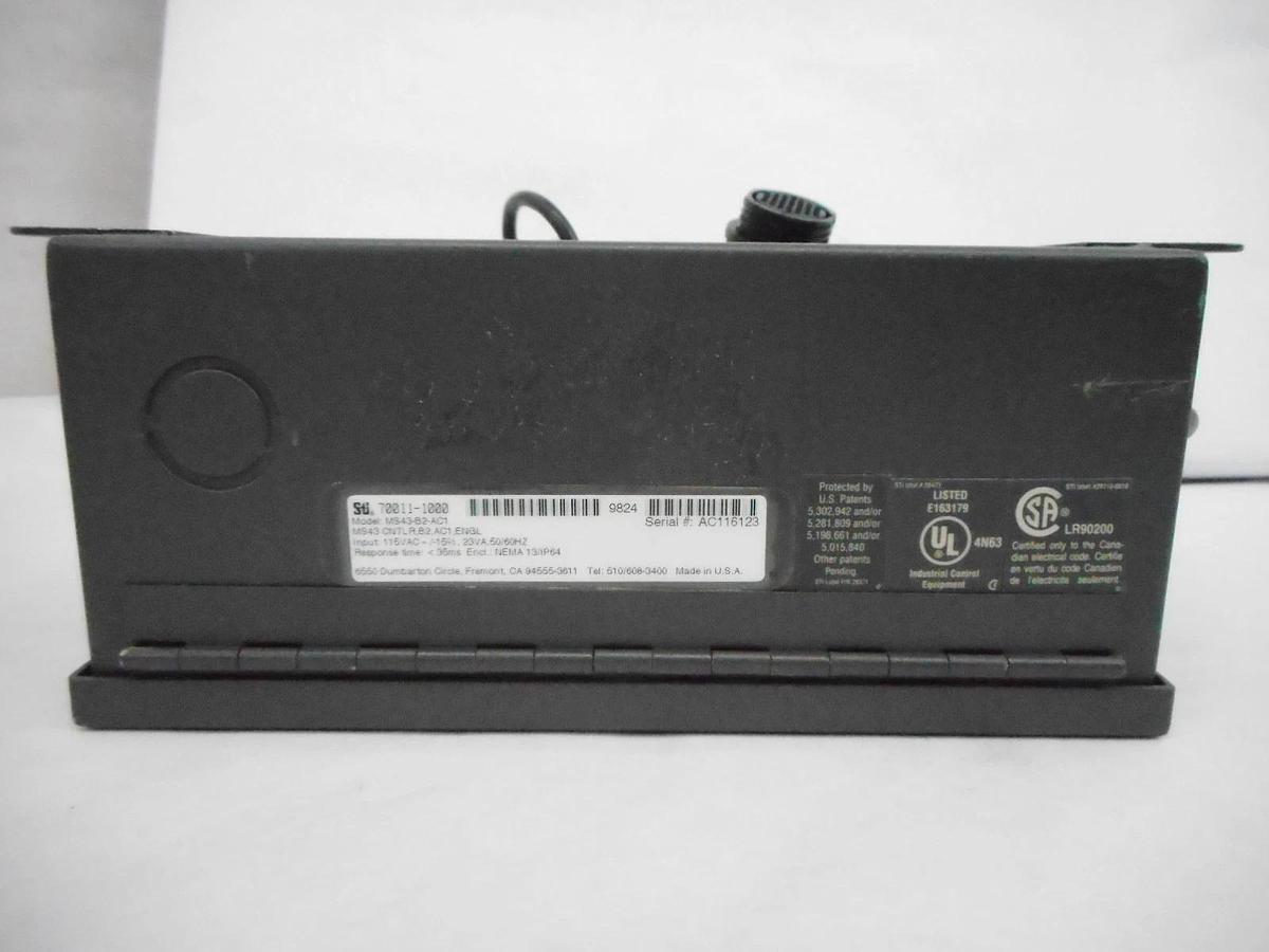 Used Sti 70011-1000 Light Curtain Controller MiniSafe/FlexSafe MS43-B2-AC1 Working