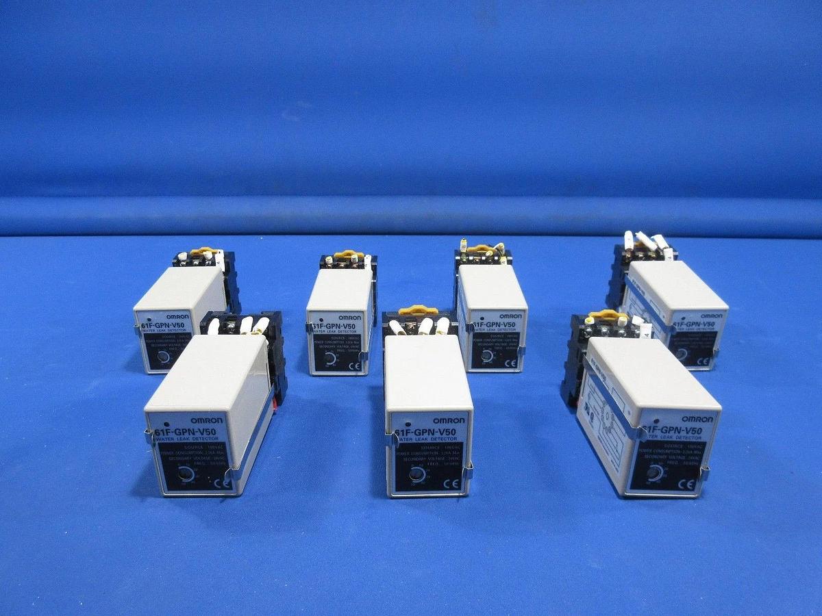 Used Omron 61F-GPN-V50 Water Leak Detector Lot of 7 Zestone DD-1203V Used Working